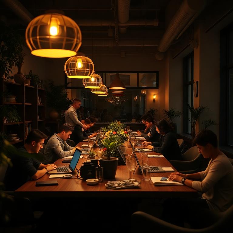 Co-working ambience